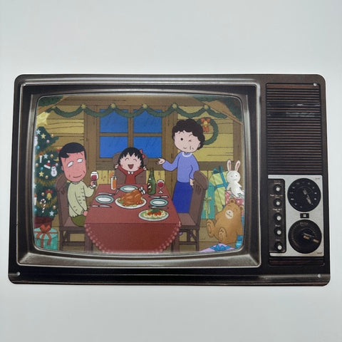 ちびまる子ちゃん ブリキ 看板 レトロ テレビデザイン インテリア ちびまる子ちゃん ブリキ 看板 レトロ テレビデザイン インテリア