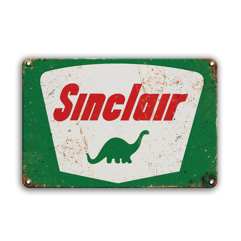 Sinclair ブリキ看板 レトロ ガソリン 恐竜 アメリカン 壁飾り