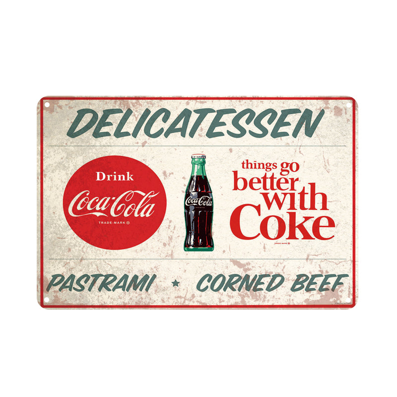 コカコーラ ブリキ看板 Coca-Cola レトロ アメリカン インテリア 壁飾り
