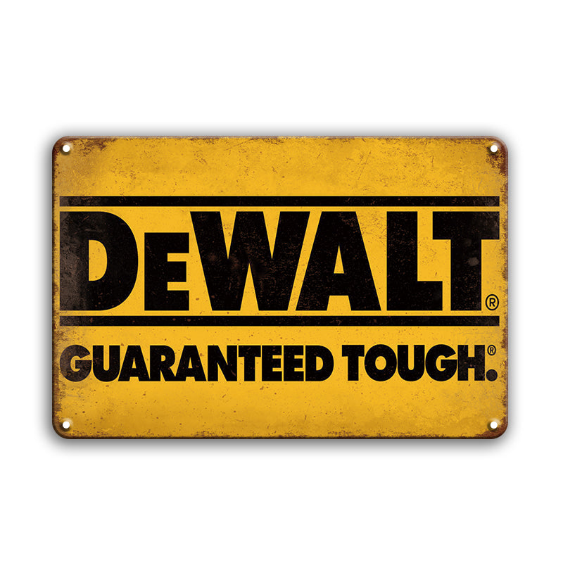 DEWALT デウォルト ブリキ看板 工具 ガレージ アメリカン レトロ 壁飾り