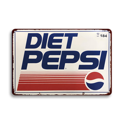 ペプシ 看板 ブリキ看板 DIET PEPSI レトロ アメリカン インテリア 壁飾り ビンテージ ディスプレイ