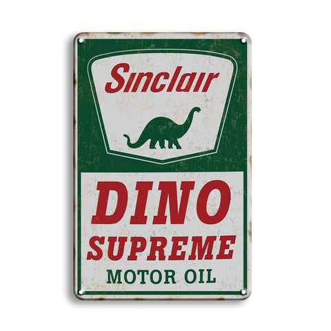 Sinclair DINO ブリキ看板 レトロ アメリカン ガレージ モーターオイル