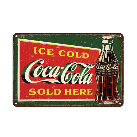 コカコーラ ブリキ看板 Coca-Cola レトロ アメリカン 壁飾り インテリア