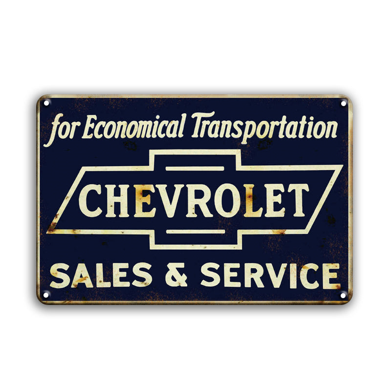 シボレー ブリキ看板 CHEVROLET レトロ アメリカン 車 ガレージ 壁飾り