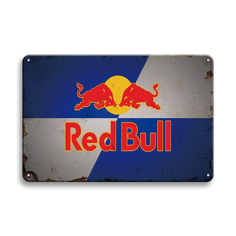 Red Bull レッドブル ブリキ看板 レトロ ビンテージ インテリア 壁飾り ディスプレイ おしゃれ 雑貨