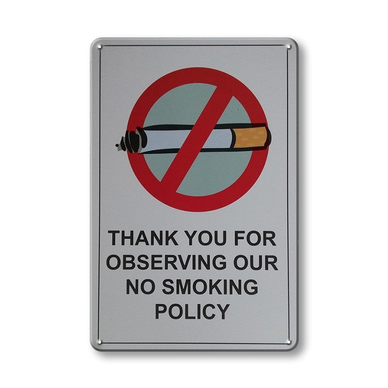 禁煙看板 ブリキ看板 NO SMOKING サインプレート 禁煙ポスター レトロ アメリカン雑貨 インテリア 壁掛け おしゃれ