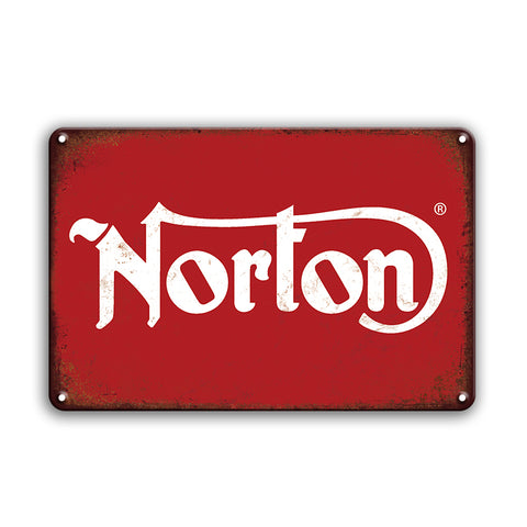Norton ノートン ブリキ看板 レトロ アメリカン サインプレート 壁飾り
