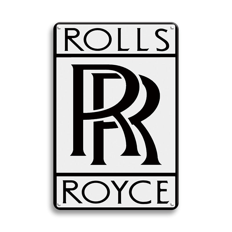 ロールスロイス Rolls Royce ブリキ看板 レトロ アンティーク インテリア ビンテージ ガレージ 壁飾り 雑貨