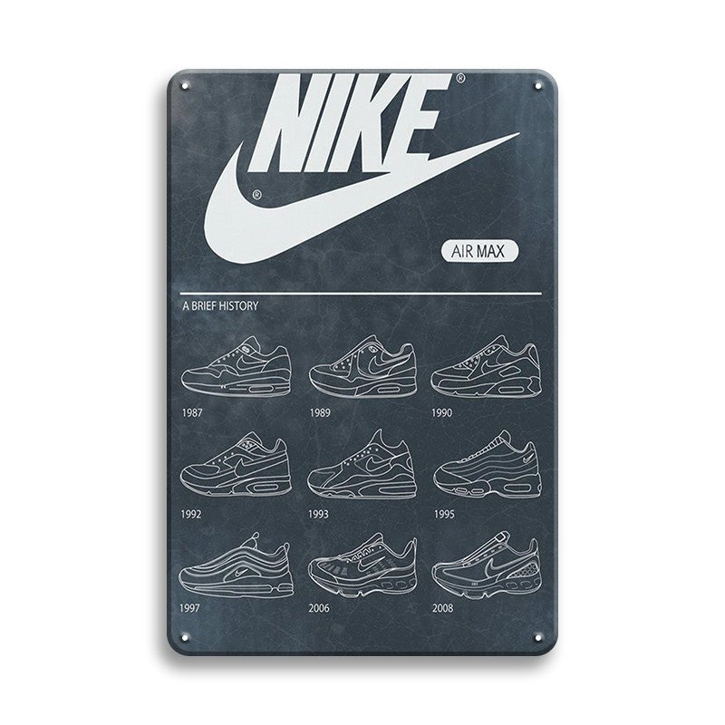 NIKE ナイキ AIR MAX エアマックス ブリキ看板 レトロ インテリア ビンテージ 壁飾り ディスプレイ 雑貨