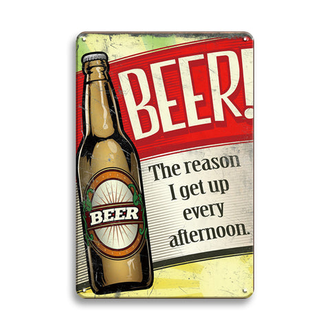 ブリキ看板 ビール BEER レトロ アメリカン 壁飾り インテリア