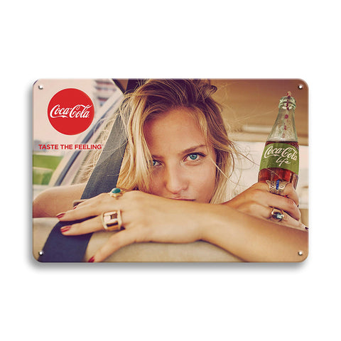 コカコーラ ブリキ看板 レトロ インテリア おしゃれ 壁飾り ビンテージ ディスプレイ 雑貨 コレクション CocaCola