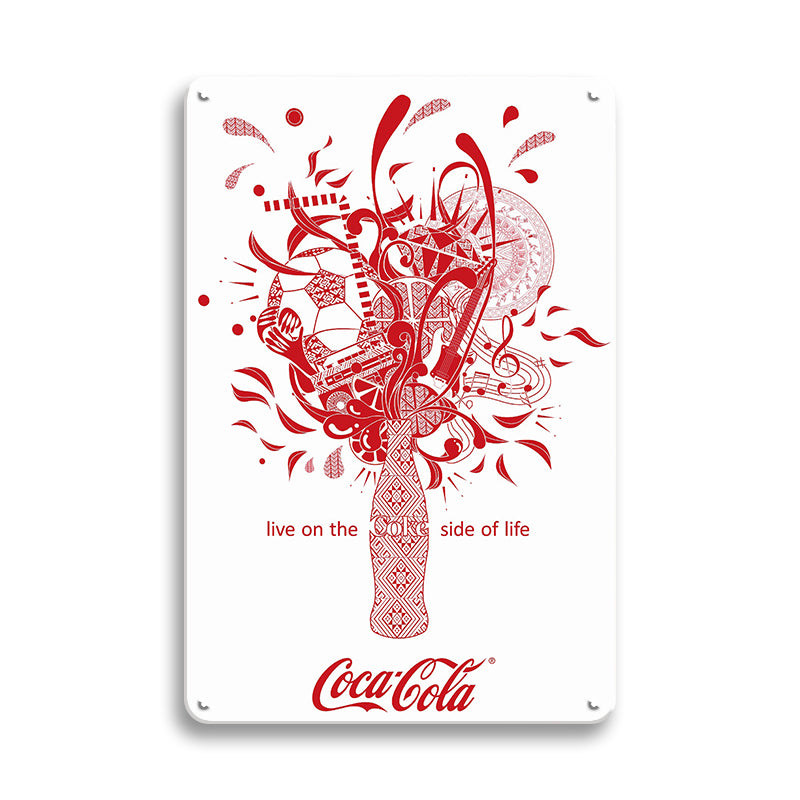 コカコーラ ブリキ看板 Coca-Cola レトロ インテリア アート ポスター 壁飾り おしゃれ 30×20cm