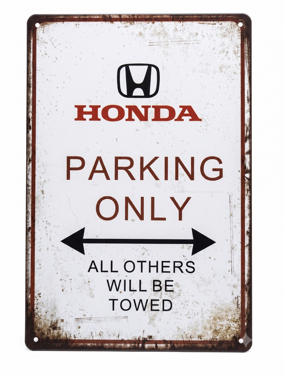 ブリキ看板 ホンダ HONDA 駐車場 パーキング ガレージ アメリカン レトロ インテリア 壁飾り