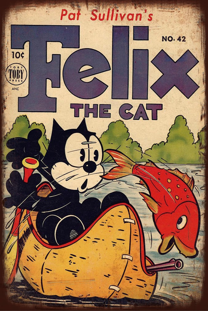 Felix the Cat フィリックス ブリキ看板 レトロ インテリア アメリカン 雑貨 ビンテージ