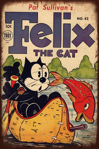 Felix the Cat フィリックス ブリキ看板 レトロ インテリア アメリカン 雑貨 ビンテージ