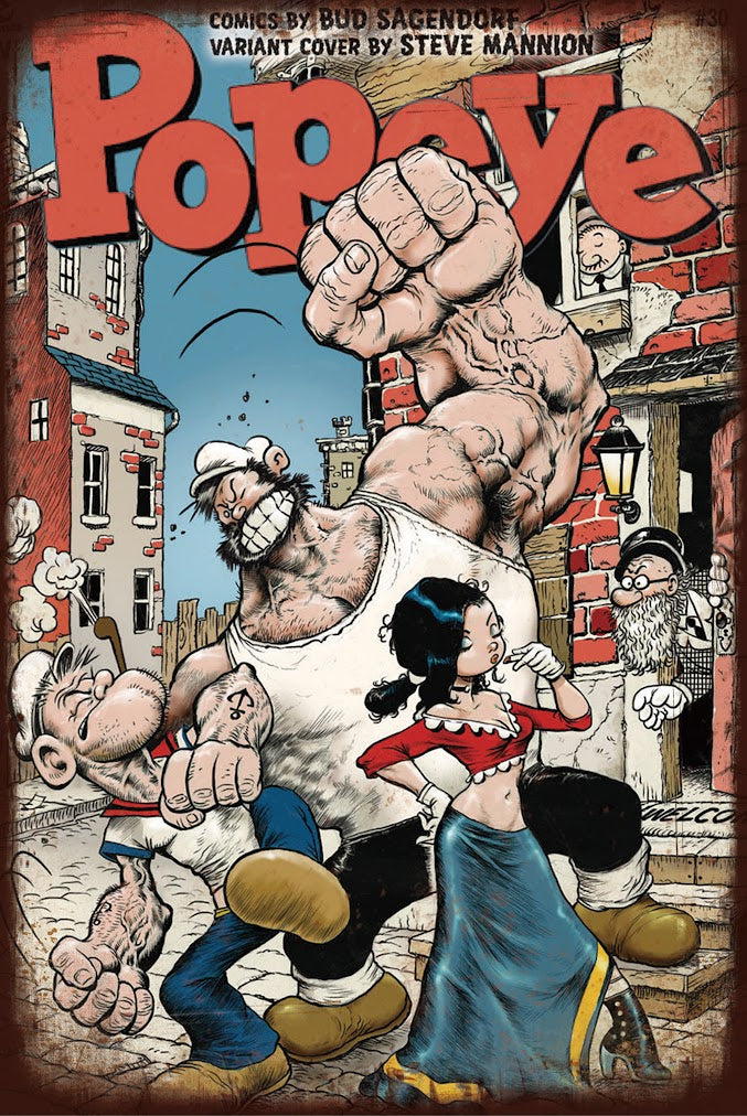 Popeye ポパイ ブリキ看板 レトロ インテリア アメリカン 雑貨 ヴィンテージ