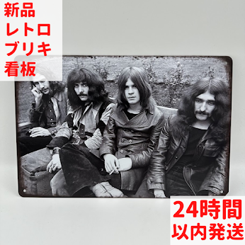 レトロ ブリキ看板 Black Sabbath