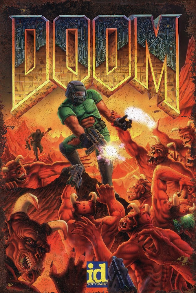 DOOM ブリキ看板 レトロ インテリア コレクション 雑貨 ビンテージ ディスプレイ 壁飾り