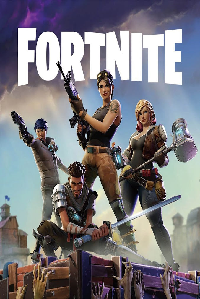 ブリキ看板 フォートナイト FORTNITE レトロ インテリア 壁飾り