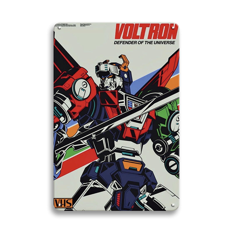 VOLTRON ボルトロン アニメ ロボット ブリキ看板