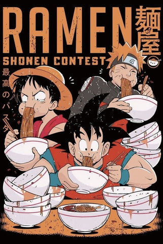 ブリキ看板 ラーメン ルフィ 悟空 ナルト レトロ インテリア 雑貨 コレクション