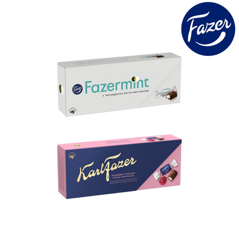 Fazer ミントチョコレート & ラズベリーヨーグルトチョコレート 2個セット