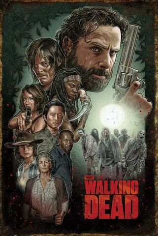 The Walking Dead ウォーキングデッド ブリキ看板 海外ドラマ インテリア雑貨