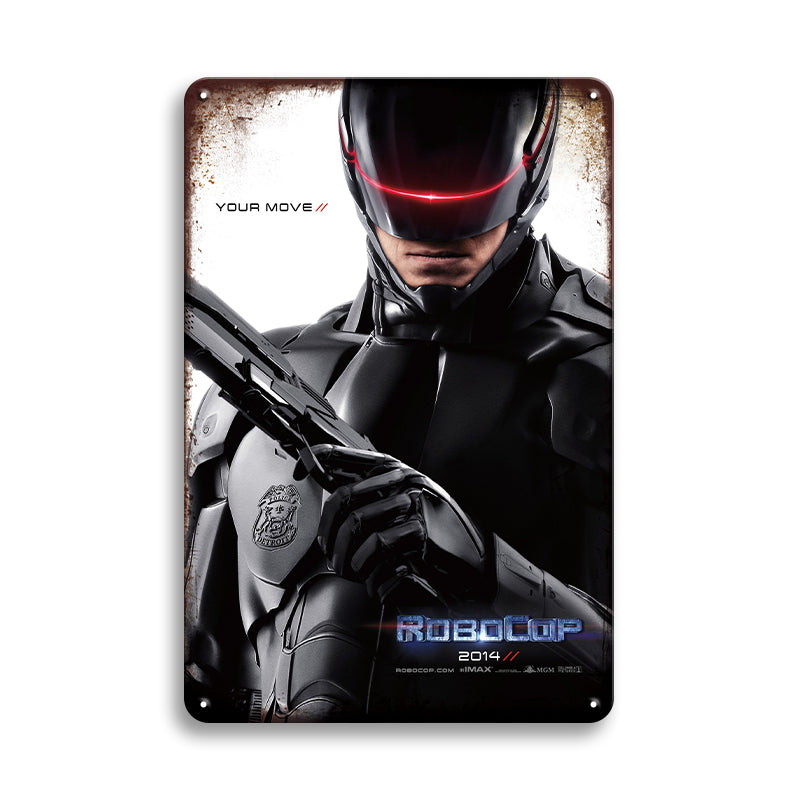RoboCop ロボコップ 2014 ブリキ看板 リメイク版 映画ポスター