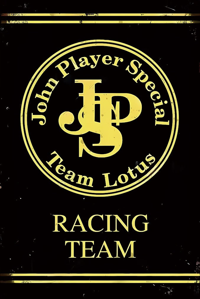 ブリキ看板 John Player Special チームロータス レーシング ロゴ レトロ ビンテージ インテリア 壁飾り 雑貨