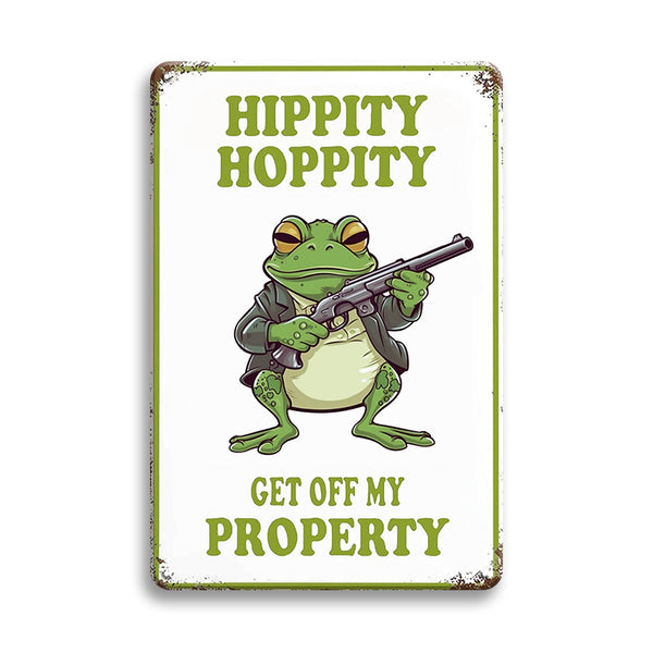 カエル ブリキ看板 ビンテージ インテリア 雑貨 ガレージ – ルモウス