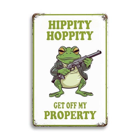 カエル ブリキ看板 ビンテージ インテリア 雑貨 ガレージ