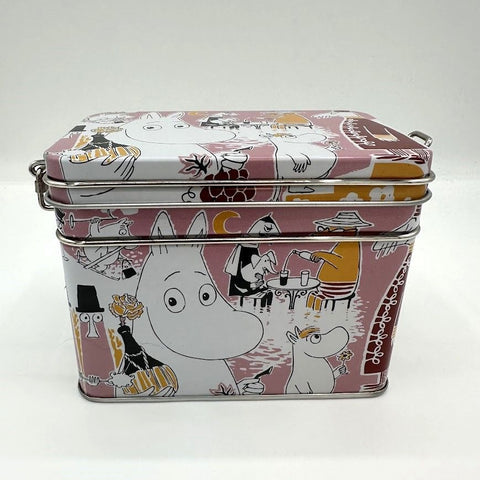 Martinex ムーミン 収納缶 ピンク 20cm