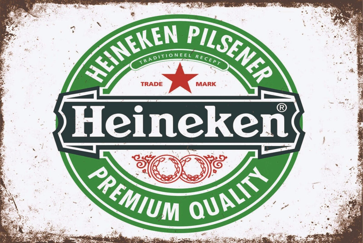 ハイネケン Heineken ビール ブリキ看板 レトロ アンティーク バー インテリア