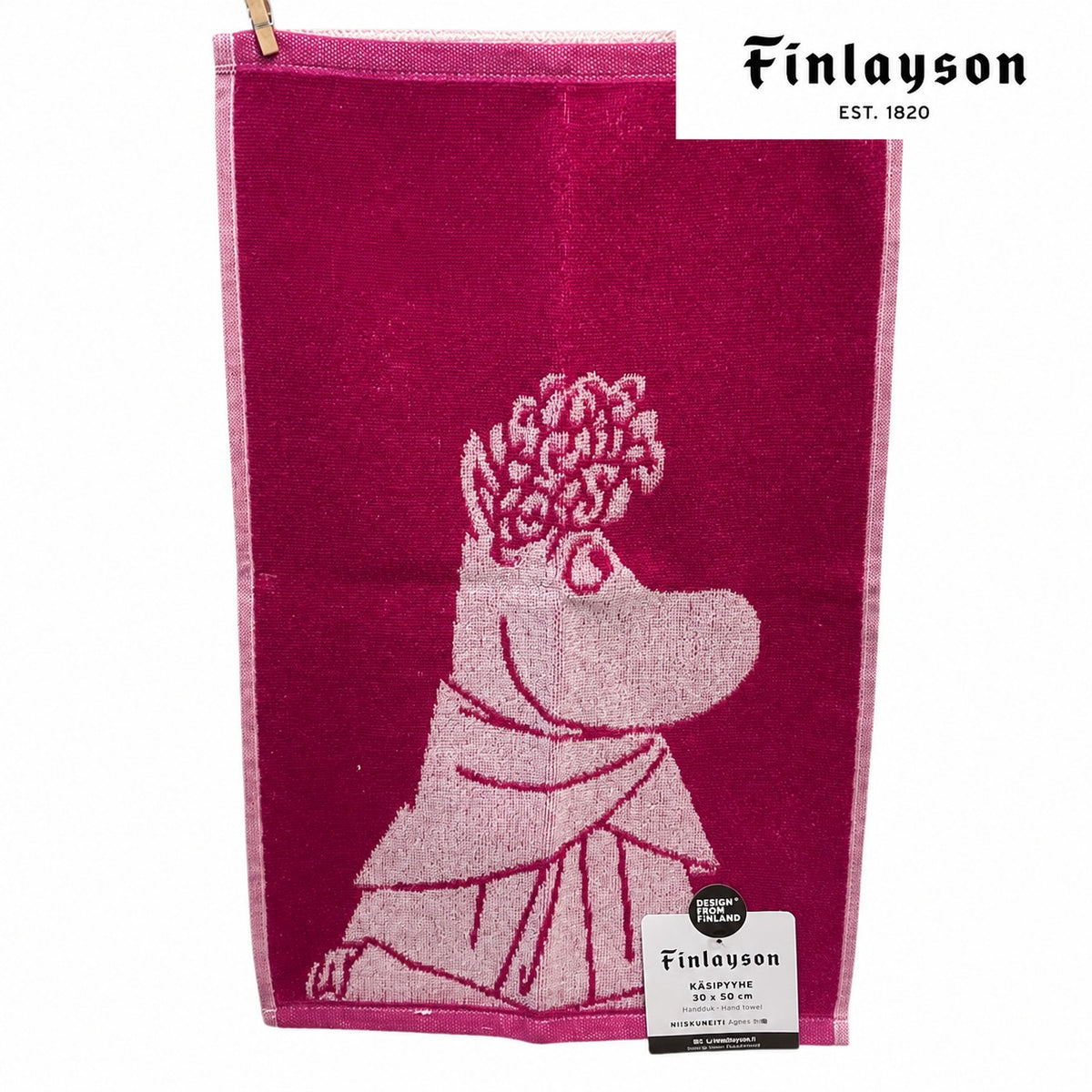 Finlayson フローレン ハンドタオル ピンク 30×50cm