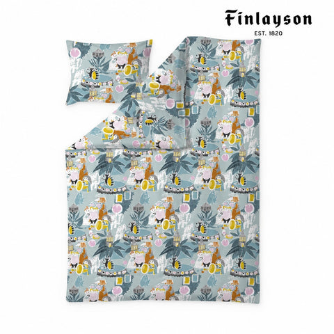 Finlayson ムーミン おとぎ話 布団 枕カバーセット