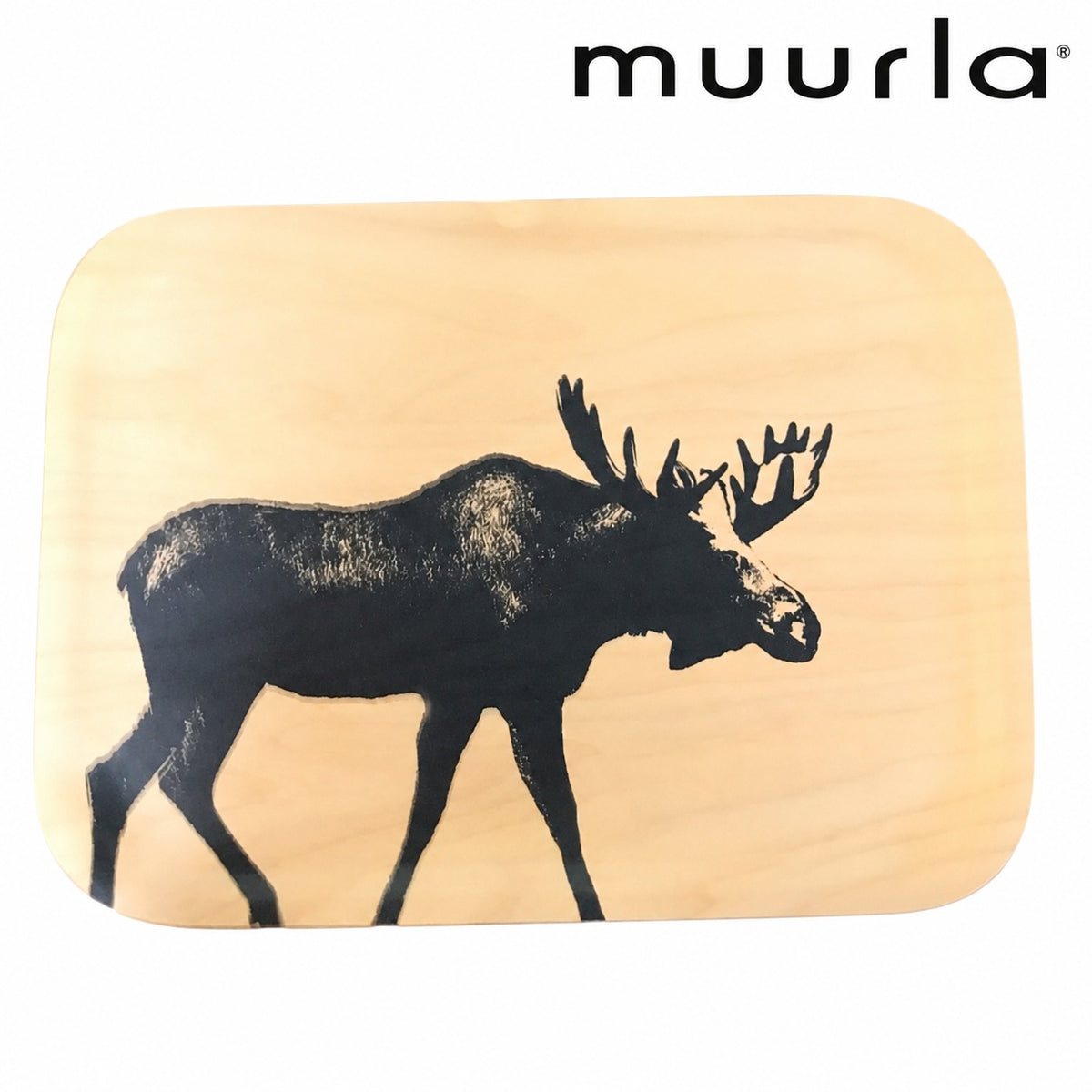 Muurla ノルディックムース柄トレイ 20×27cm