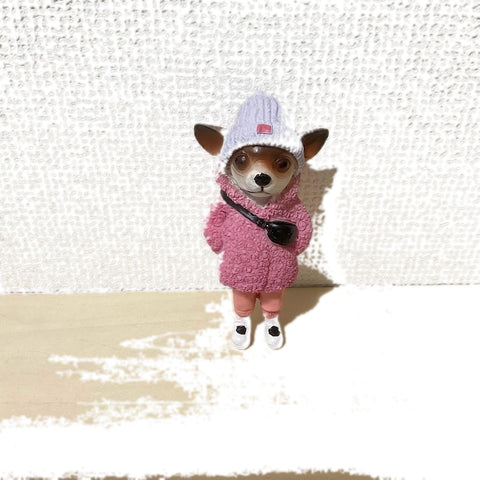犬の陶器人形
