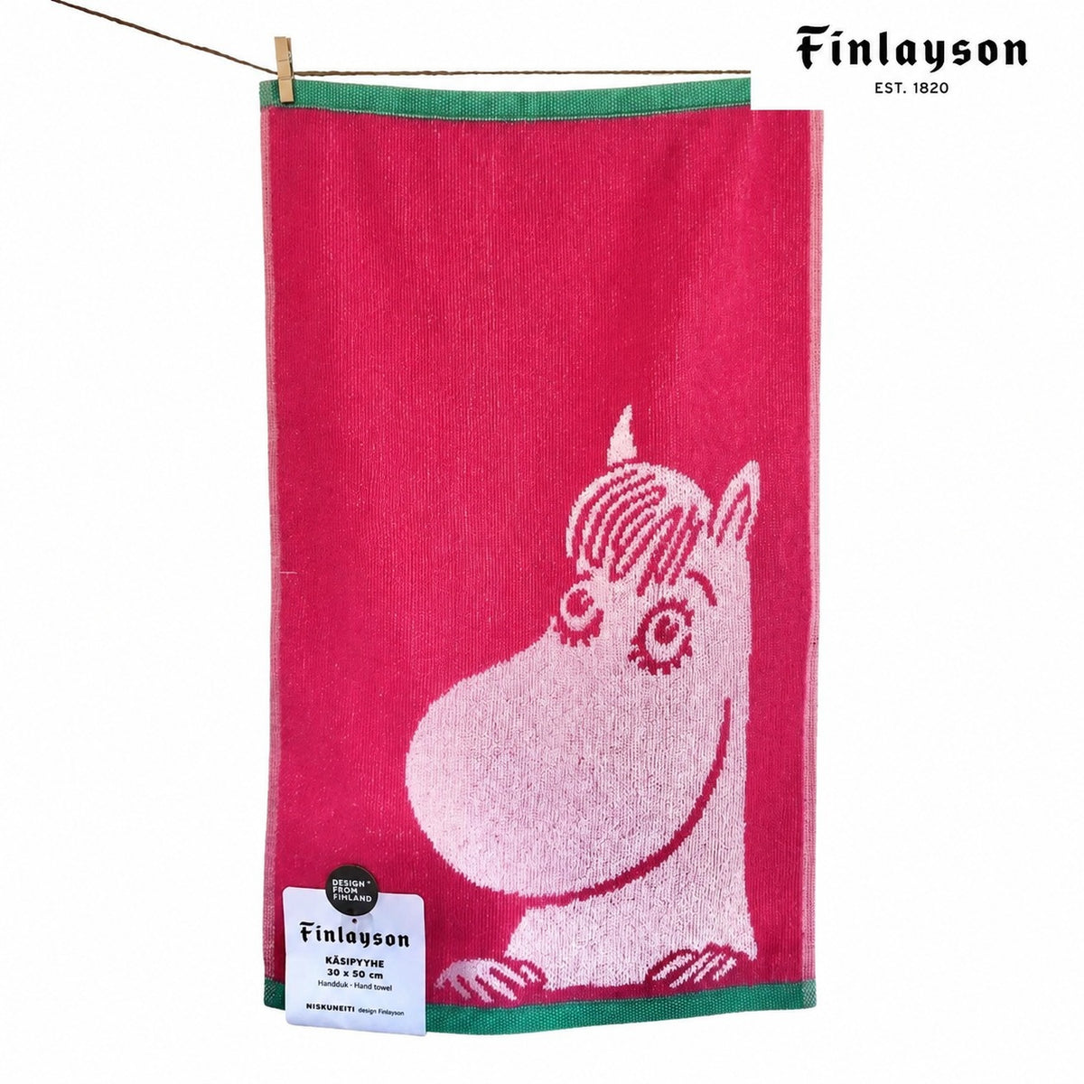 Finlayson フローレン ハンドタオル ピンク 30×50cm