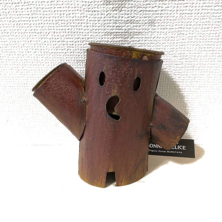 ブリキウッドプランターダブル 19×9×15cm
