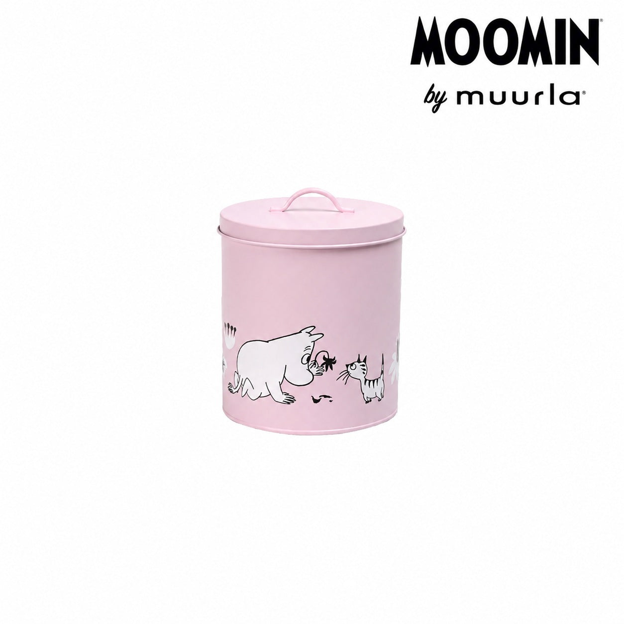 Muurla ムーミン スニフ ペット用食品入れ ピンク 16cm
