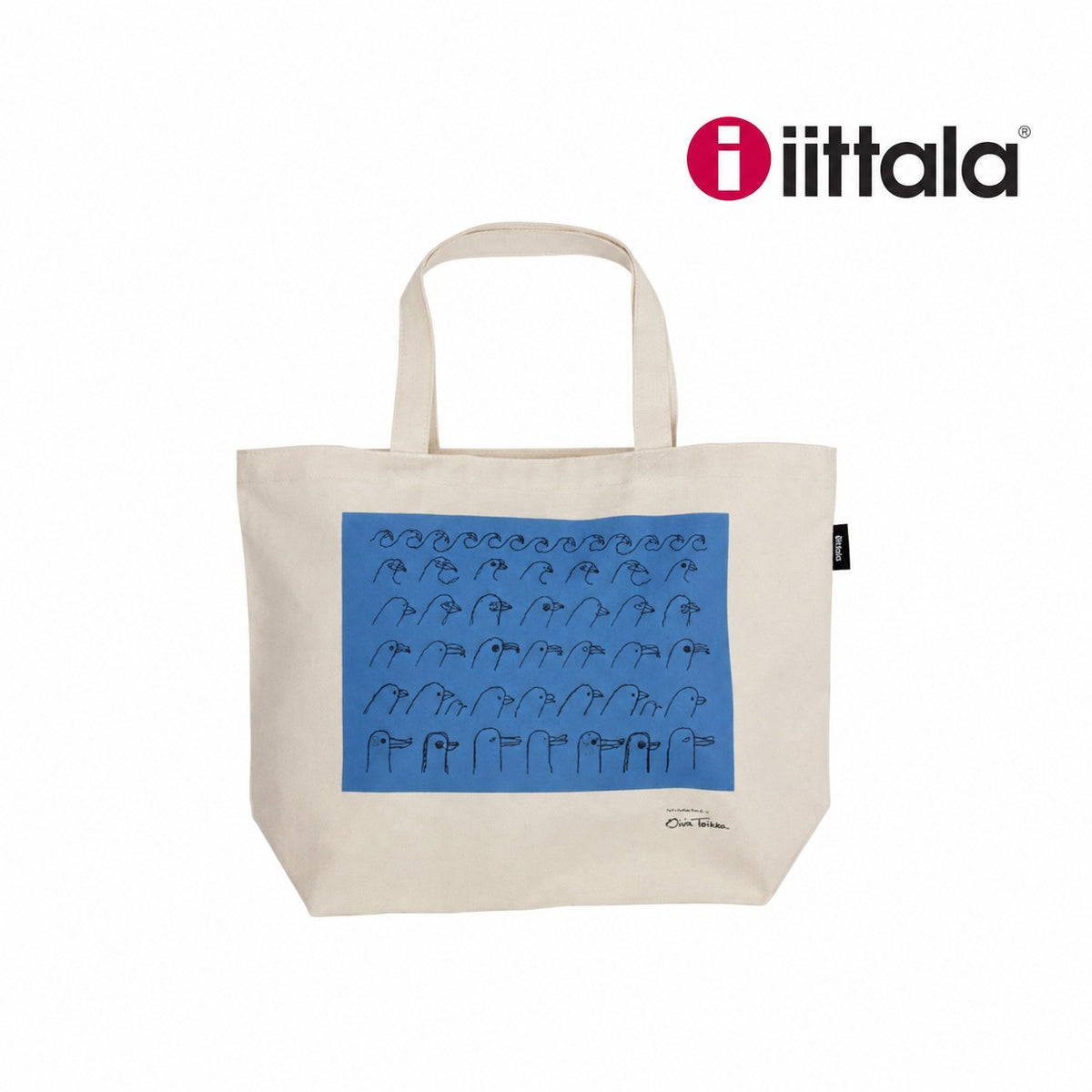 Iittala バードハウスブルー トートバック 38×50cm