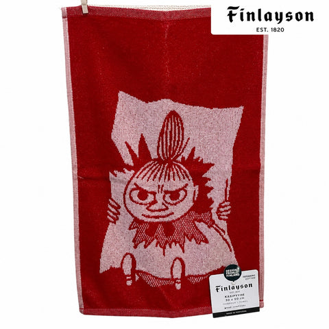 Finlayson リトルミィ ハンドタオル 赤 30×50cm