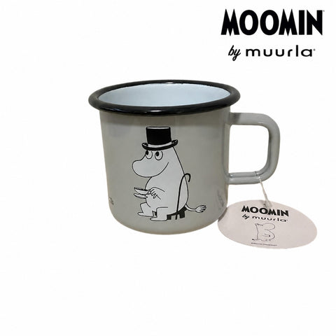 Muurla ムーミンパパ ホーロー マグカップ グレー3,7dL(370ml)
