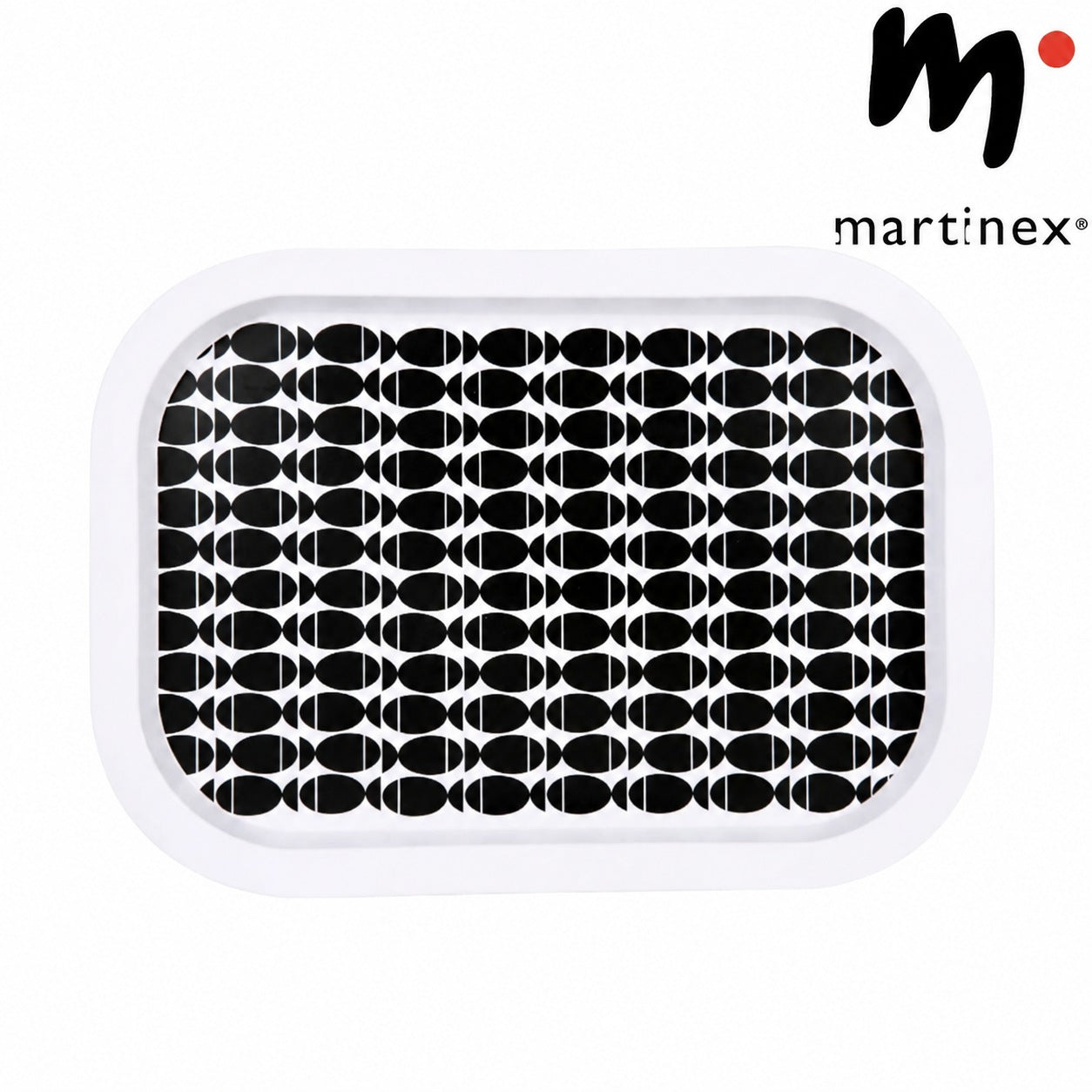 Martinex 魚柄 トレイ 30×1.5×21.5cm