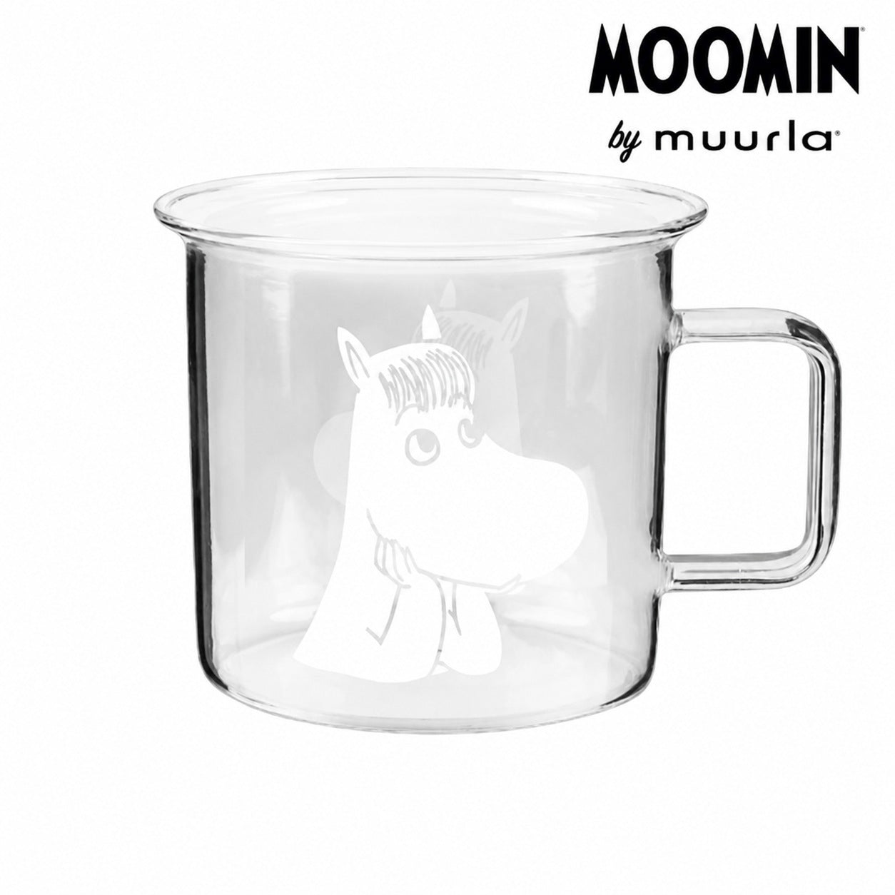 Muurla フローレン ガラスマグカップ ホワイト 3.5dL(350mL)