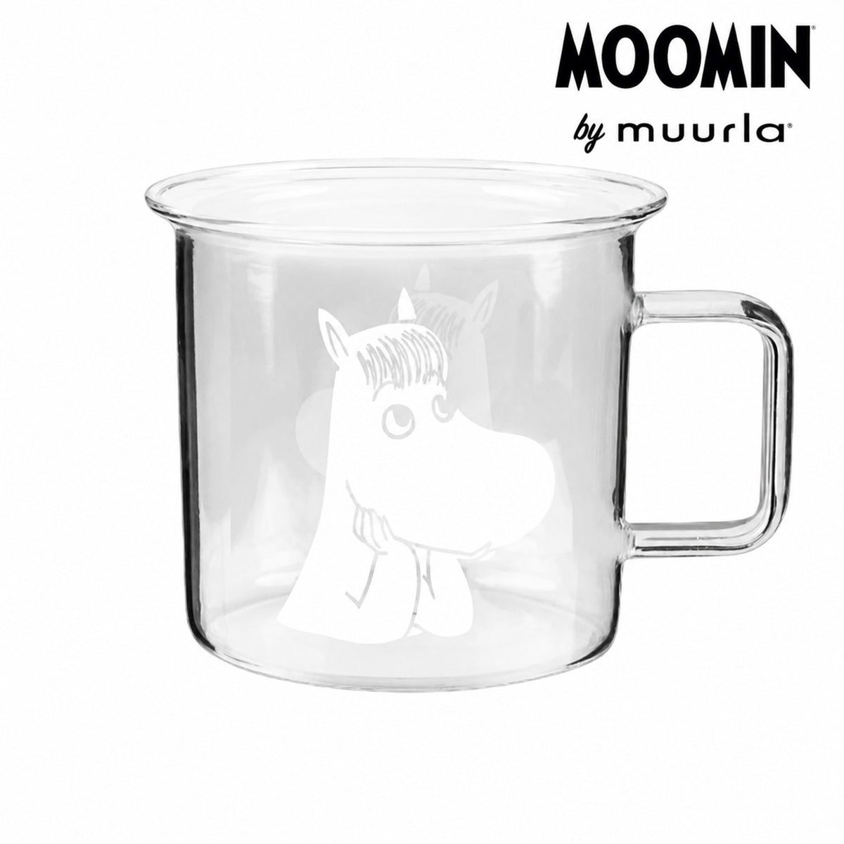 Muurla フローレン ガラスマグカップ ホワイト 3.5dL(350mL)