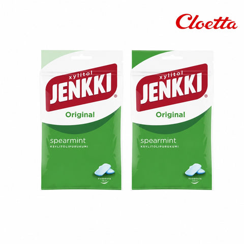 Jenkki スペアミント チューインガム 2袋×100g セット