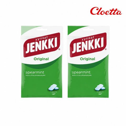 Jenkki ラズベリー リコリス チューインガム 2袋×100g セット