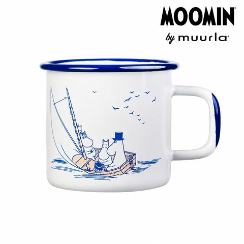 Muurla ムーミンファミリー 海 ホーローマグカップ3.7dL(370mL)