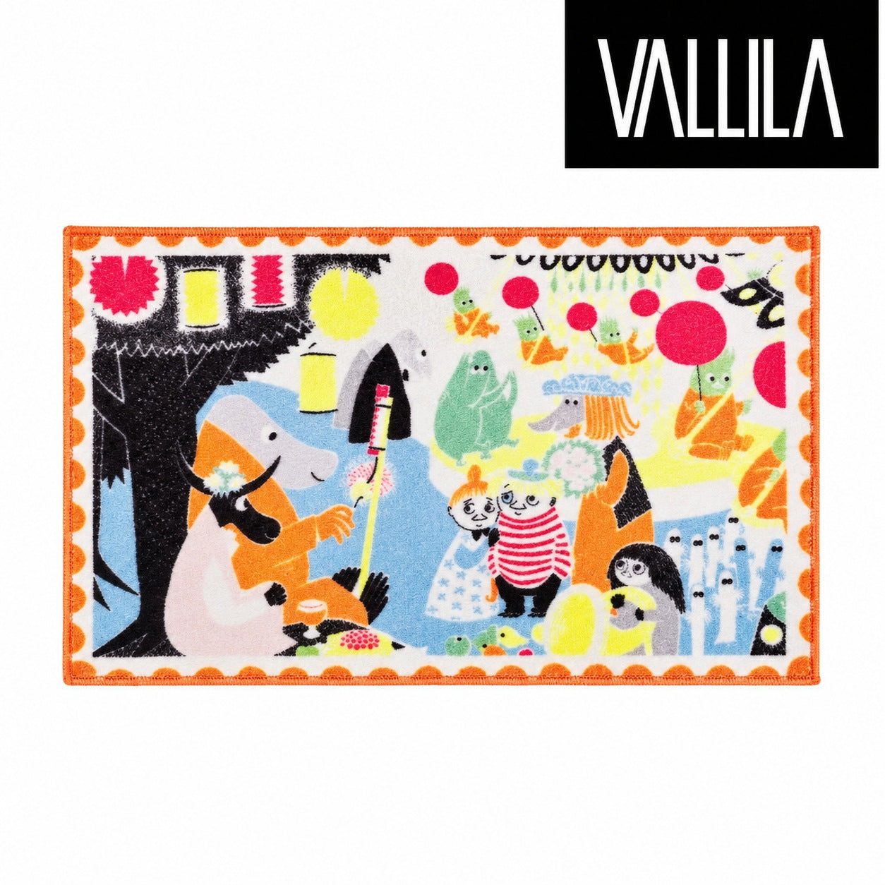 VALLILA トゥーティッキ ニョロニョロ 玄関マット 50×80cm